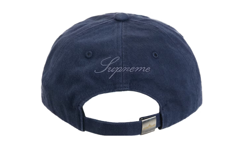 Supreme Stone Island Denim 6-Panel Navy