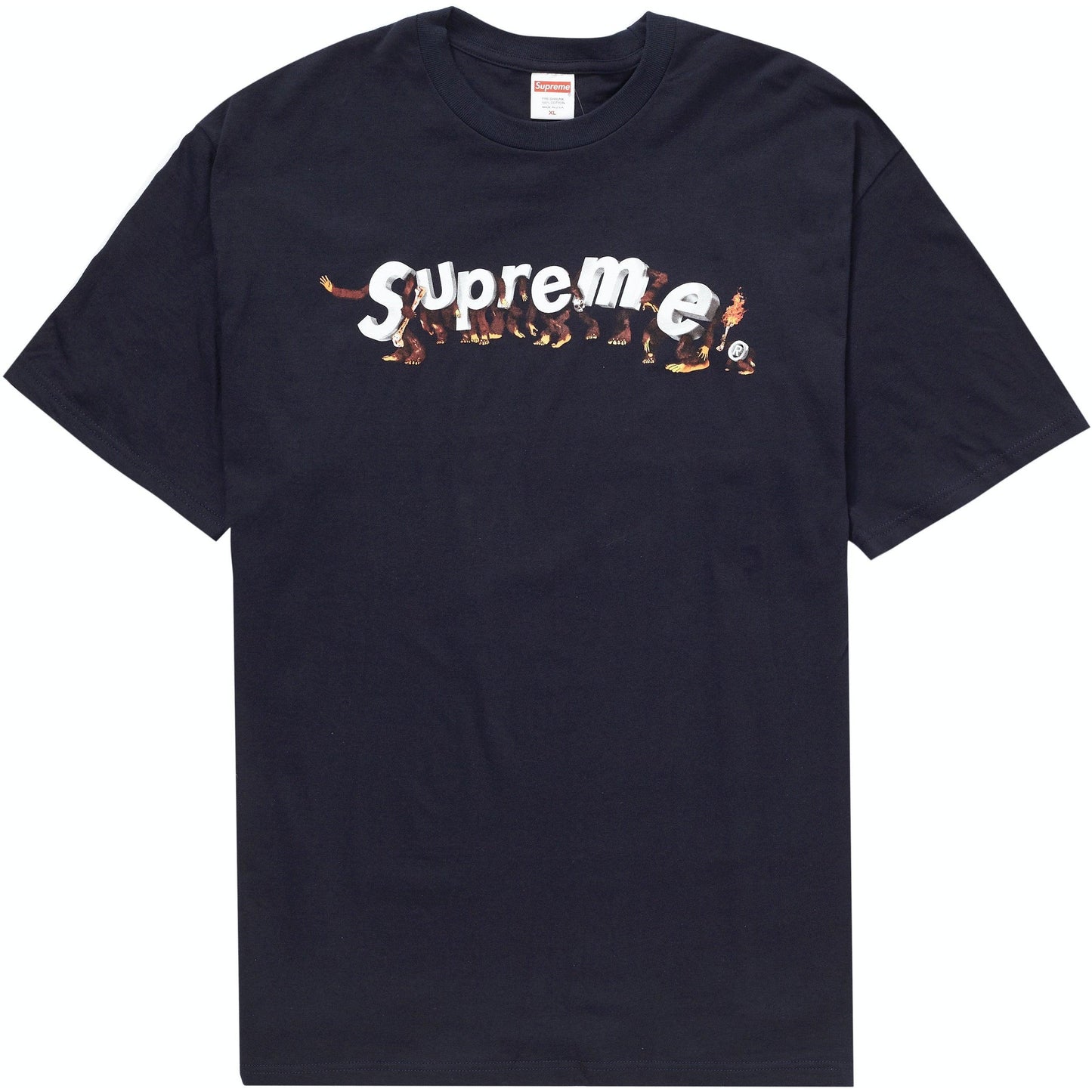 Supreme Apes Tee Navy