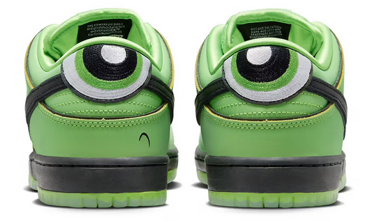 EAX Nike SB Dunk Low The Powerpuff Girls Buttercup US 10.5